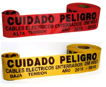 Cinta Delimitadora Cables Enterrados